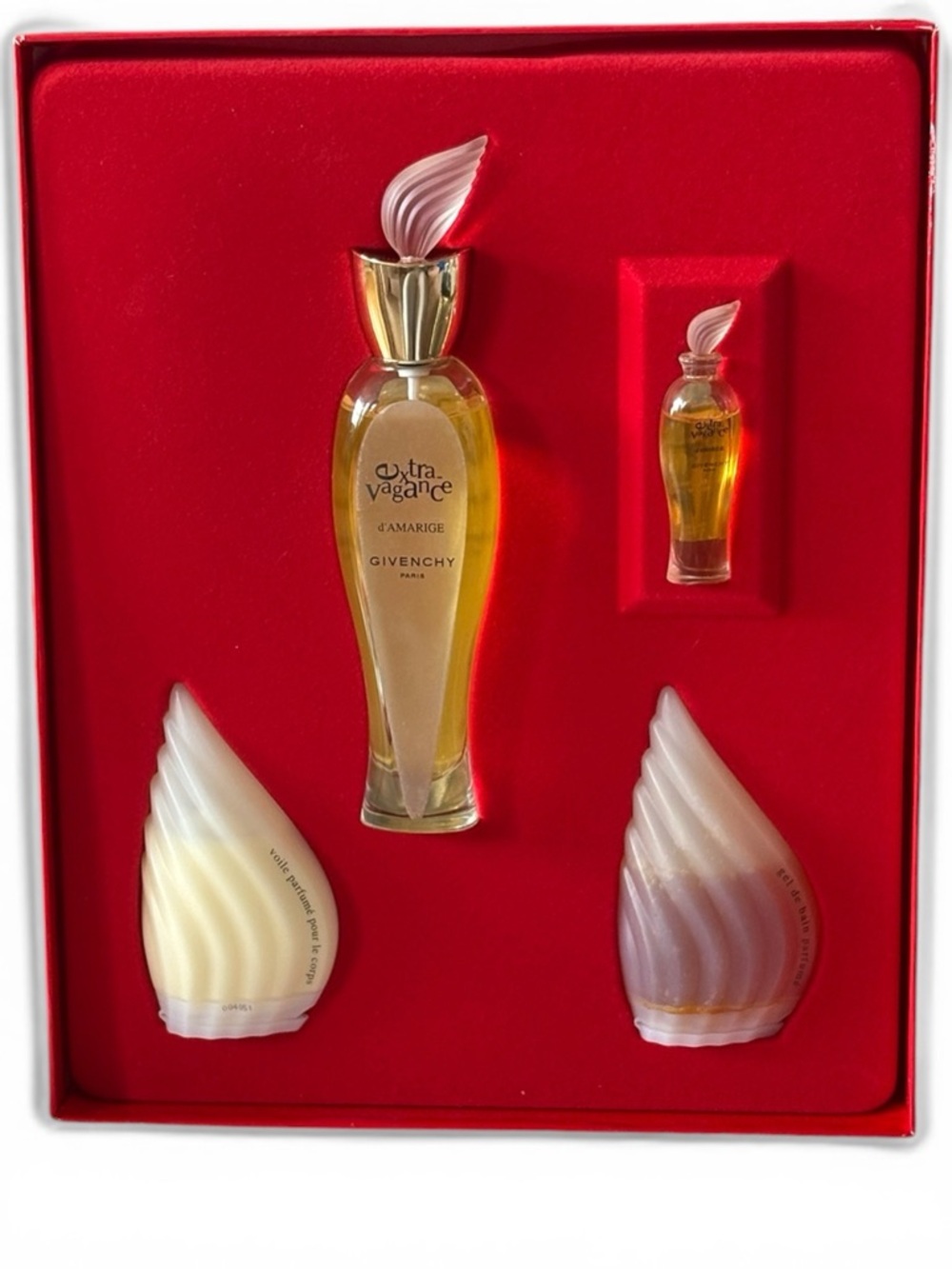 Vintage Givenchy Extavagance d’Amarige women fragrance sett